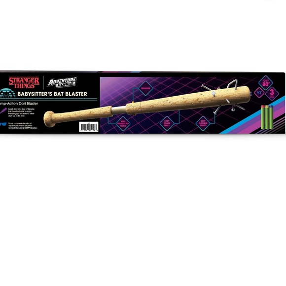 Adventure Force Stranger Things Steve's Babysitter Dart Blaster Bat - Picture 4 of 6